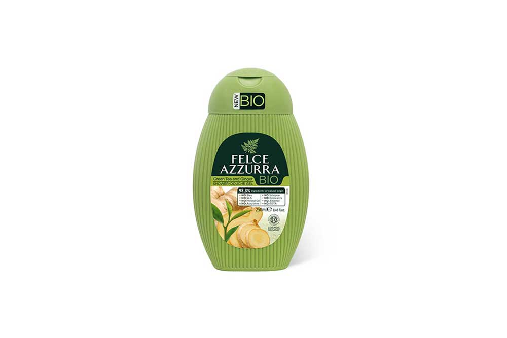 Felce Azzurra BIO Shower Gel - Green Tea & Ginger 250 ML   08001280027284